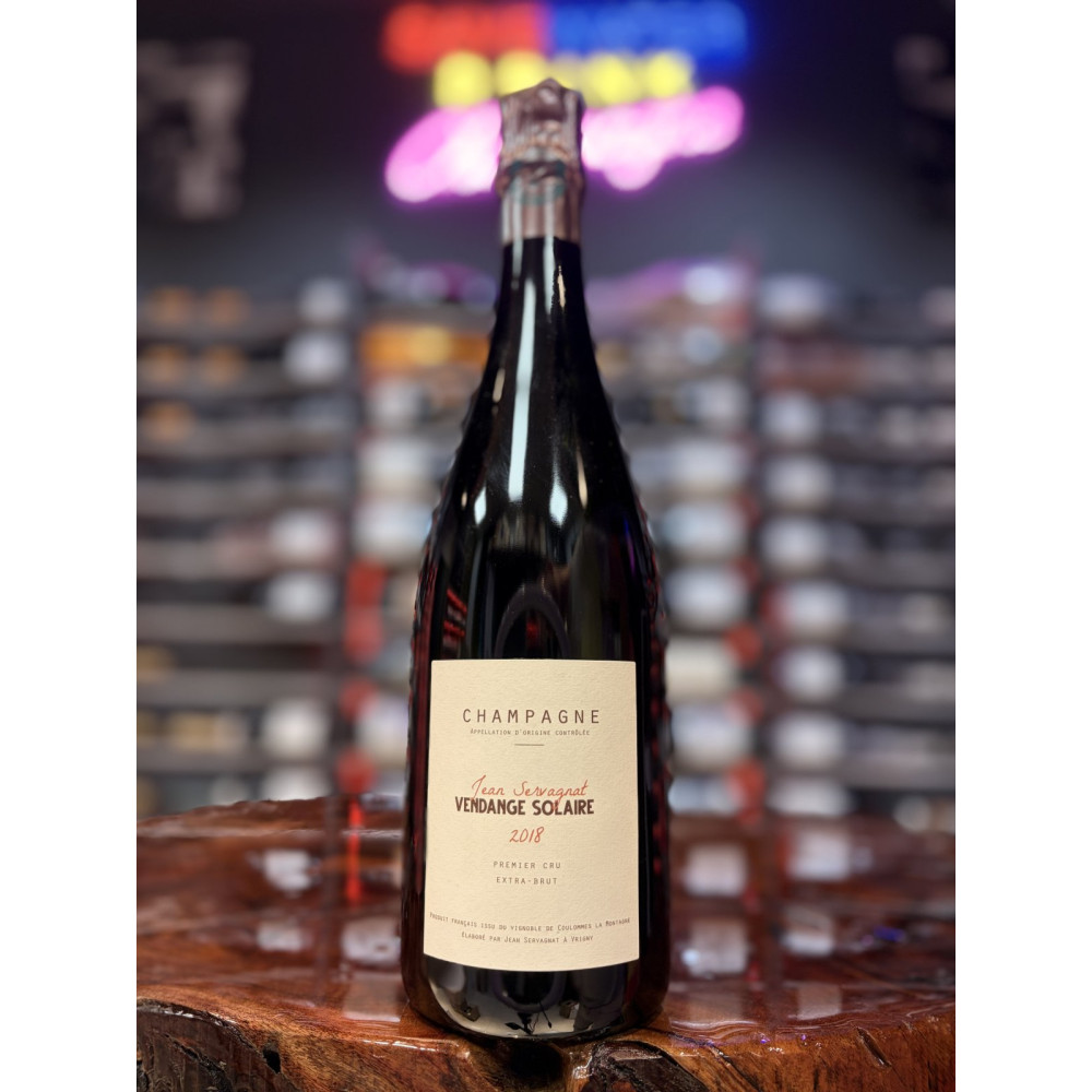 Champagne Vendeage Solaire 2018 Jean Servagnat